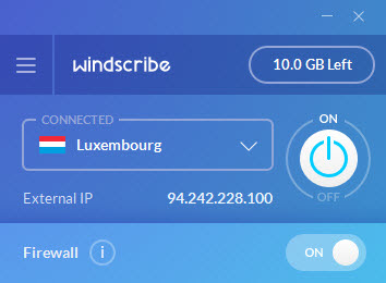 Windscribe User Interface Windscribe Screenshot 1 for Windows PC - Windscribefree.a1stoneworld.com